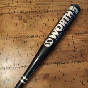 Worth MG46 Baseball Bat Model CHBB -3 BPF 1.14 33" 30 oz 2 5/8 C405 USED